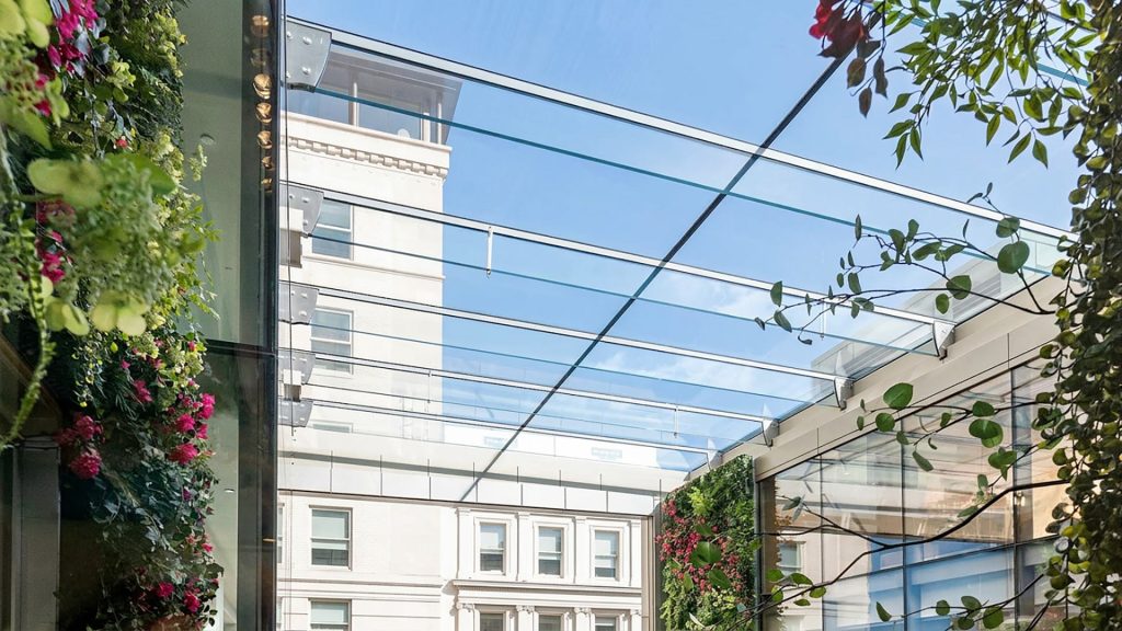Milken Museum (MCAAD) Atrium Skylight, engineered by Sentech