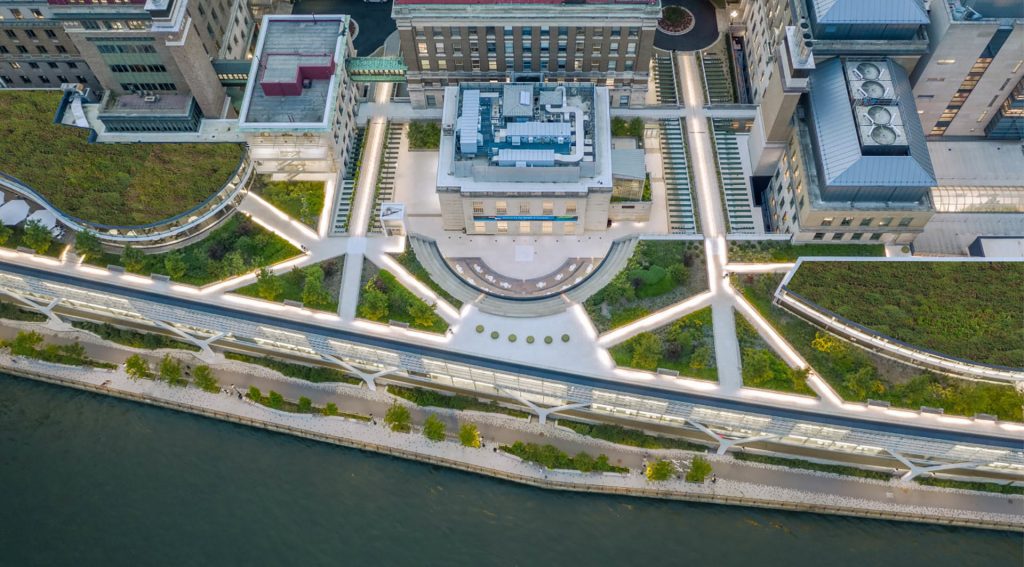 Stavros Niarchos Foundation – David Rockefeller River Campus Night